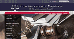 Desktop Screenshot of ohiomagistrates.org